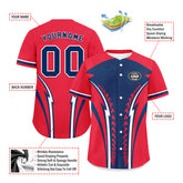 Custom Personalized Authentic Baseball Jersey BSBJ01-E023019-9